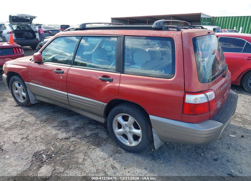 2002 SUBARU FORESTER S VIN: JF1SF655X2H715909