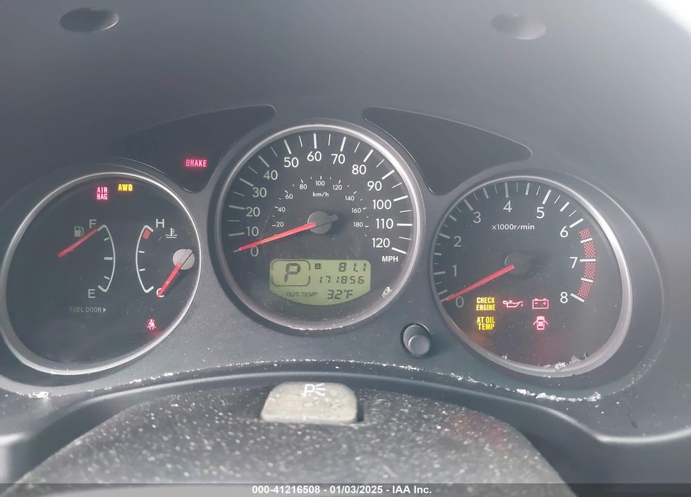2005 SUBARU FORESTER 2.5XS VIN: JF1SG65635H719519