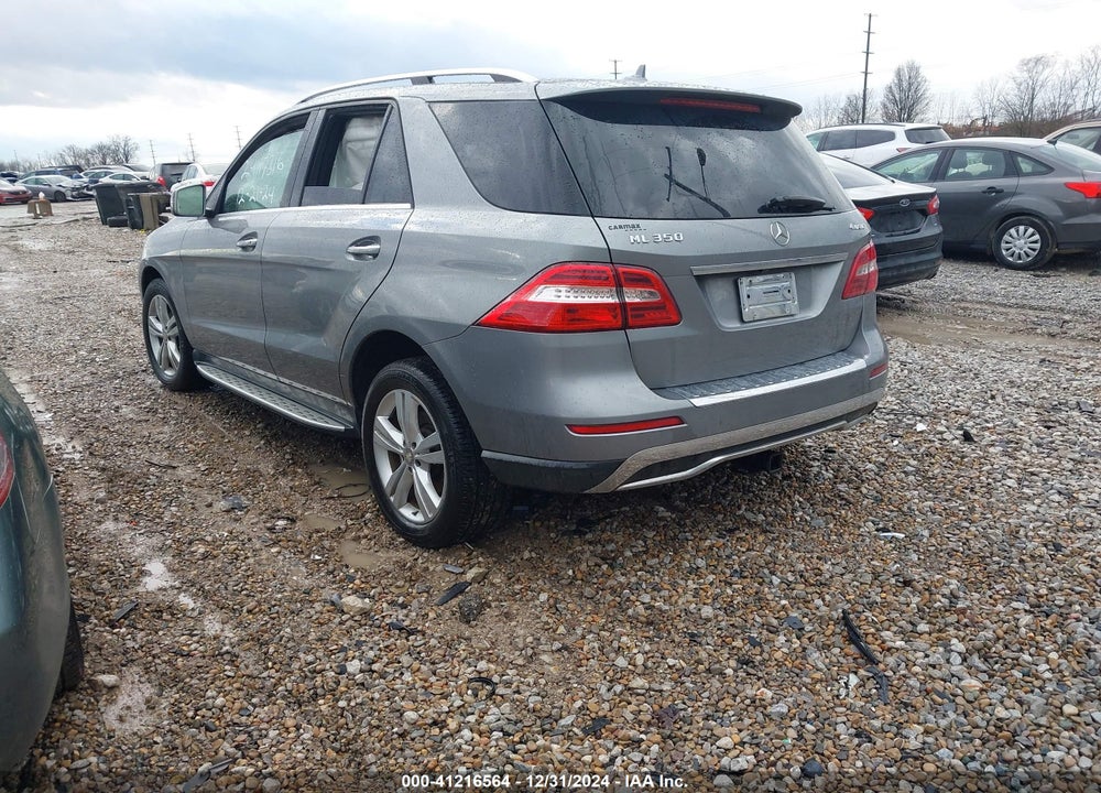 2015 MERCEDES-BENZ ML 350 4MATIC VIN: 4JGDA5HB0FA513409