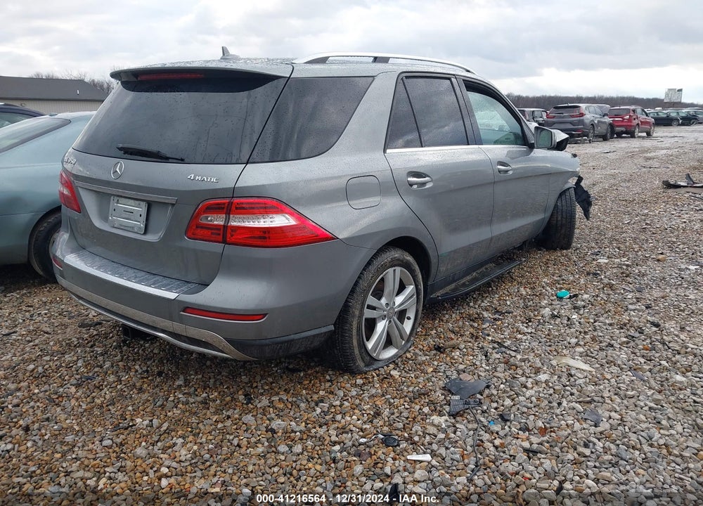 2015 MERCEDES-BENZ ML 350 4MATIC VIN: 4JGDA5HB0FA513409