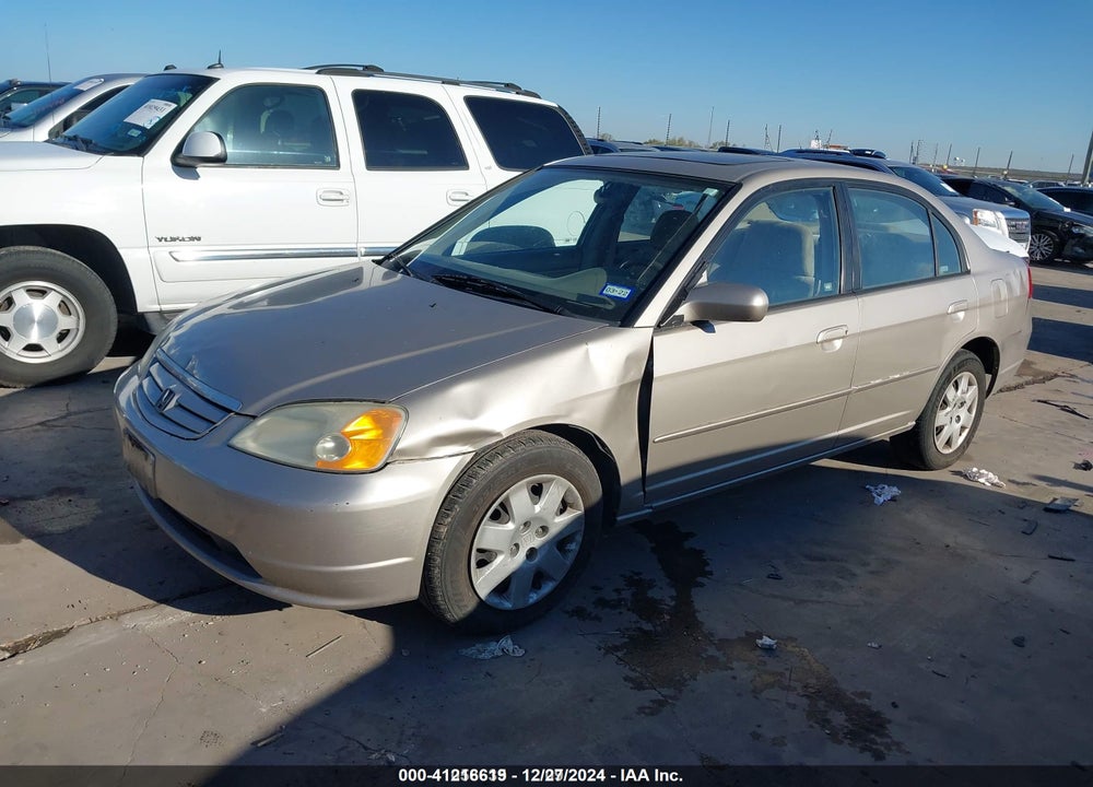 2002 HONDA CIVIC EX VIN: 2HGES268X2H557880