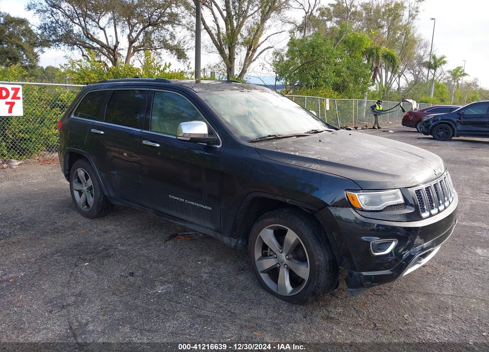 2014 JEEP GRAND CHEROKEE OVERLAND VIN: 1C4RJECG7EC359782