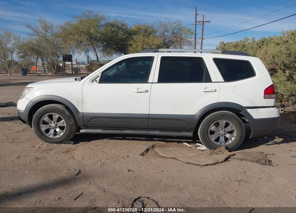 2009 KIA BORREGO EX V6 VIN: KNDJJ741895039058