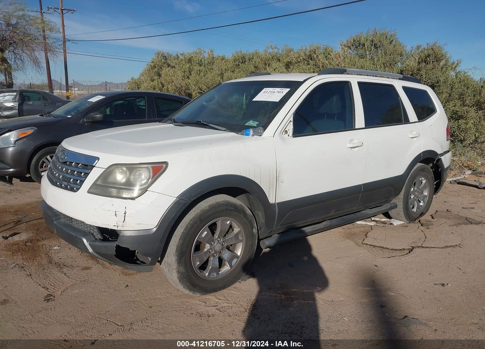 2009 KIA BORREGO EX V6 VIN: KNDJJ741895039058