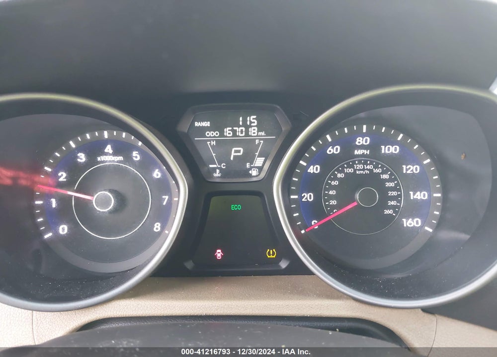 2013 HYUNDAI ELANTRA GLS VIN: 5NPDH4AE8DH265625