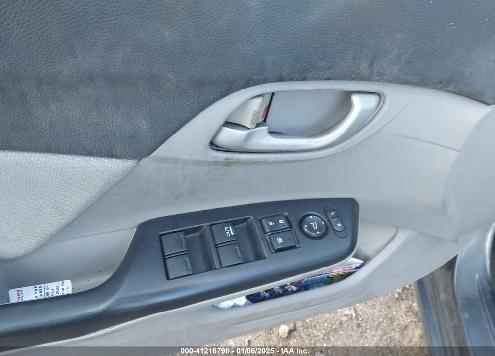2013 HONDA CIVIC VIN: 2HGFB2F60DH550443