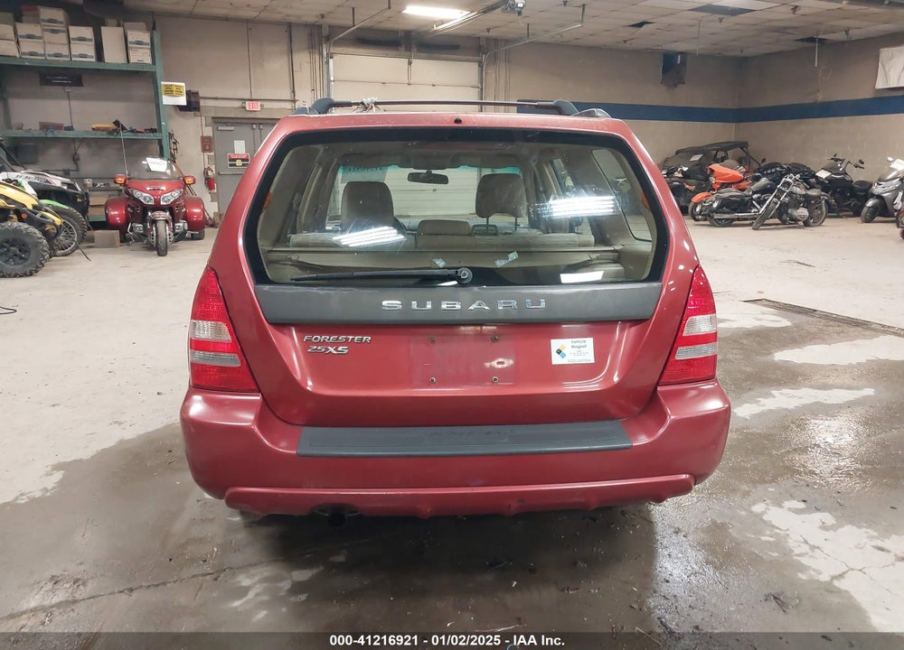 2005 SUBARU FORESTER 2.5XS VIN: JF1SG65625H750552