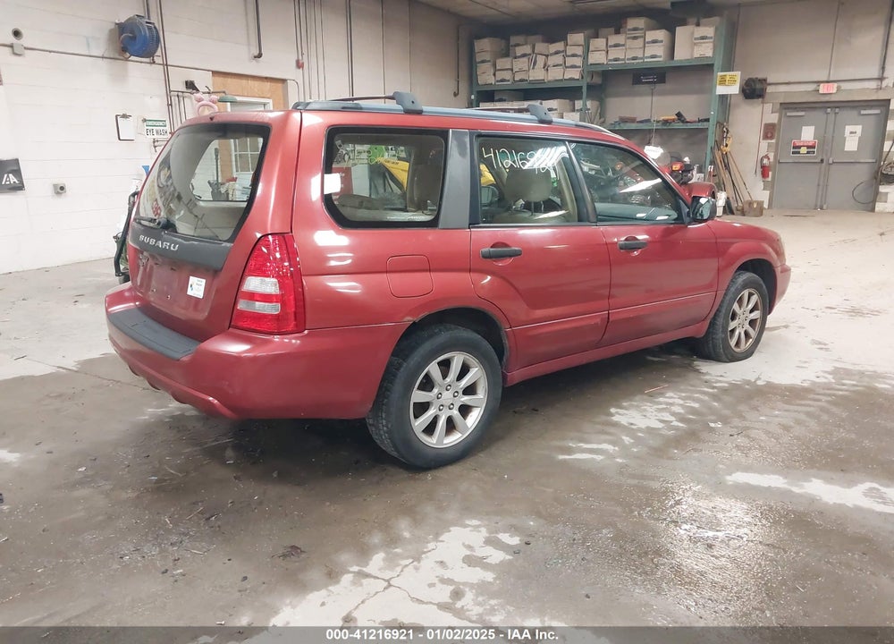 2005 SUBARU FORESTER 2.5XS VIN: JF1SG65625H750552