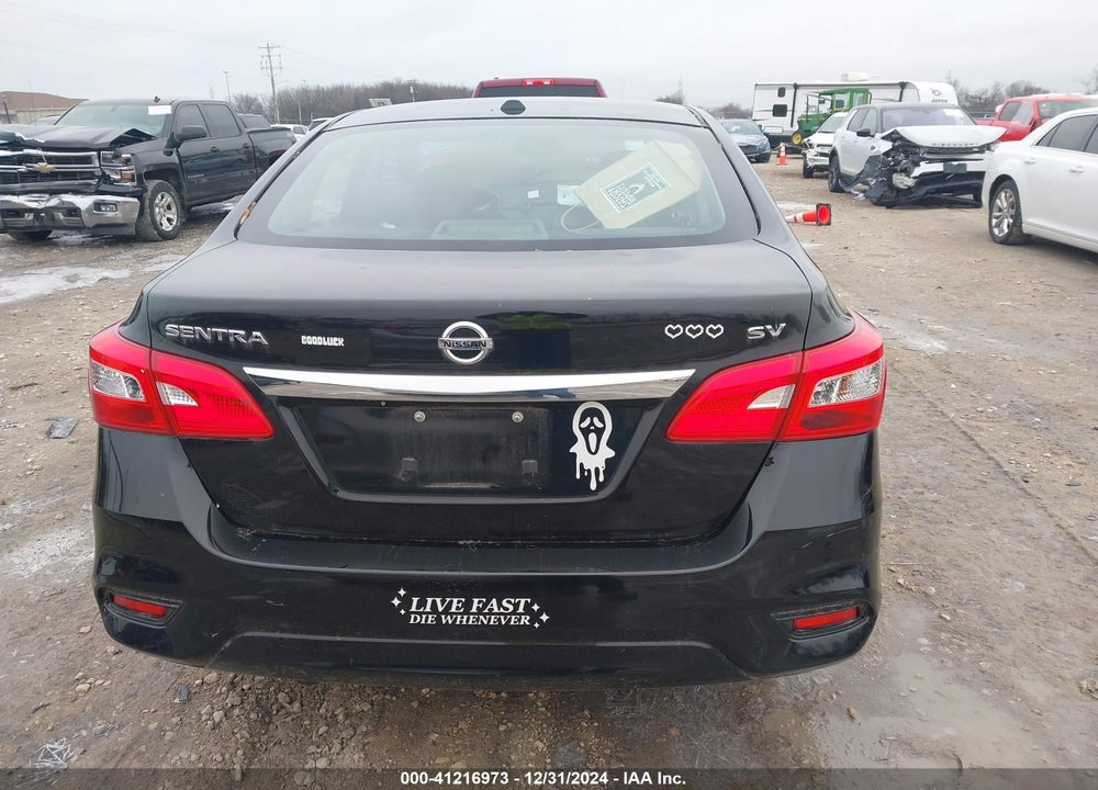 2018 NISSAN SENTRA SV VIN: 3N1AB7AP7JL643455