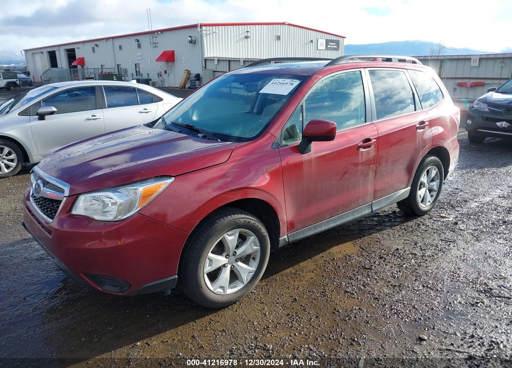 2016 SUBARU FORESTER 2.5I PREMIUM VIN: JF2SJADC9GG470126