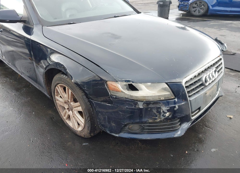 2011 AUDI A4 VIN: WAUAFAFL4BN041437