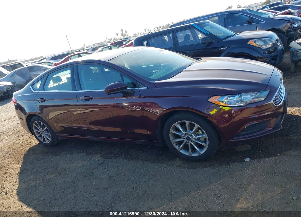 2017 FORD FUSION SE VIN: 3FA6P0HD5HR293831