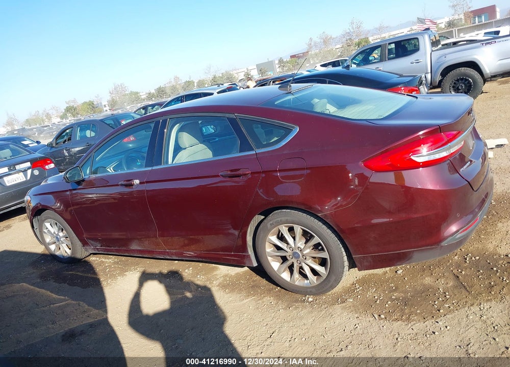 2017 FORD FUSION SE VIN: 3FA6P0HD5HR293831