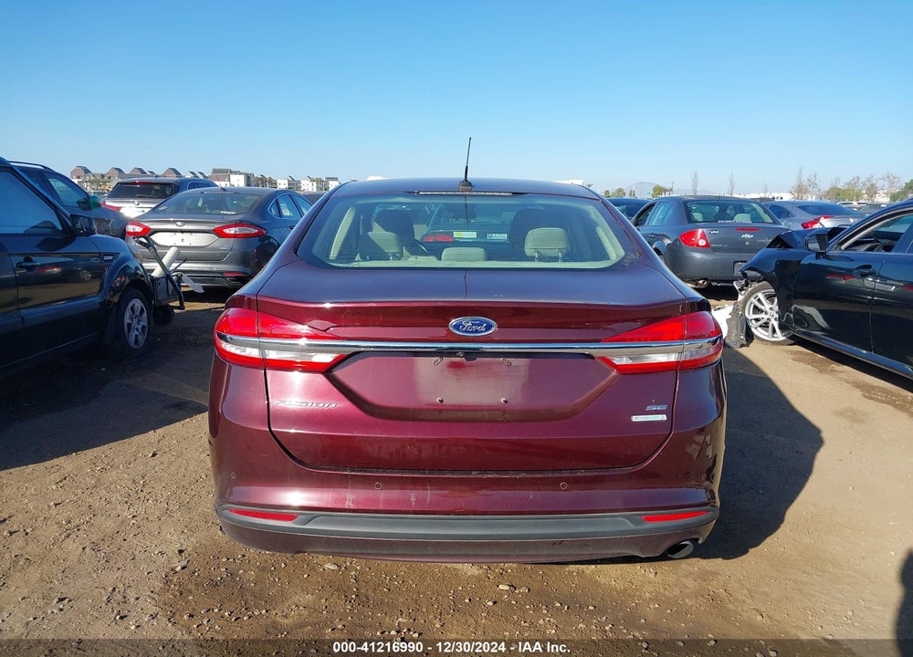 2017 FORD FUSION SE VIN: 3FA6P0HD5HR293831