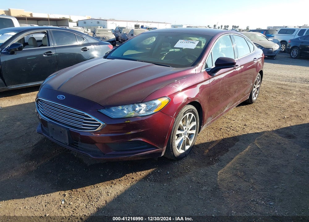 2017 FORD FUSION SE VIN: 3FA6P0HD5HR293831