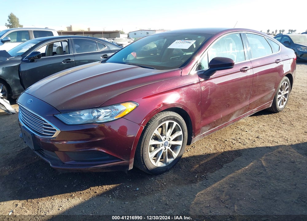 2017 FORD FUSION SE VIN: 3FA6P0HD5HR293831