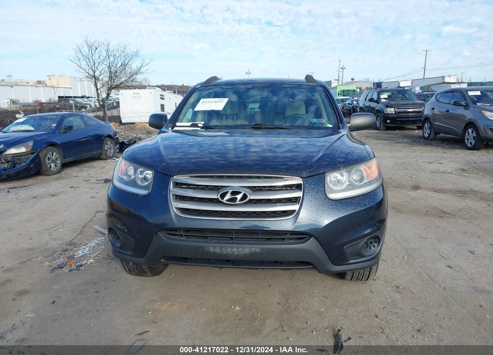 2012 HYUNDAI SANTA FE GLS VIN: 5XYZGDAB1CG156993