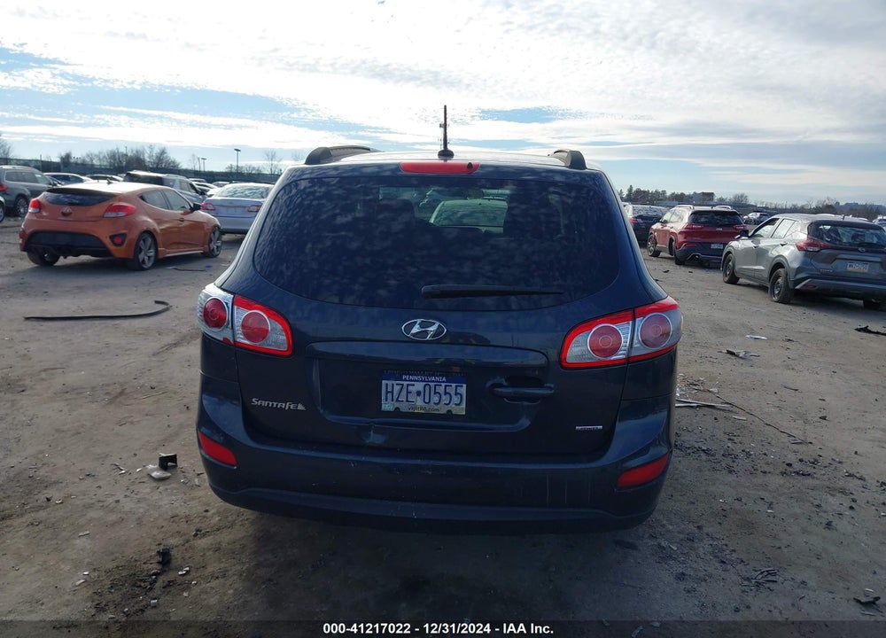 2012 HYUNDAI SANTA FE GLS VIN: 5XYZGDAB1CG156993