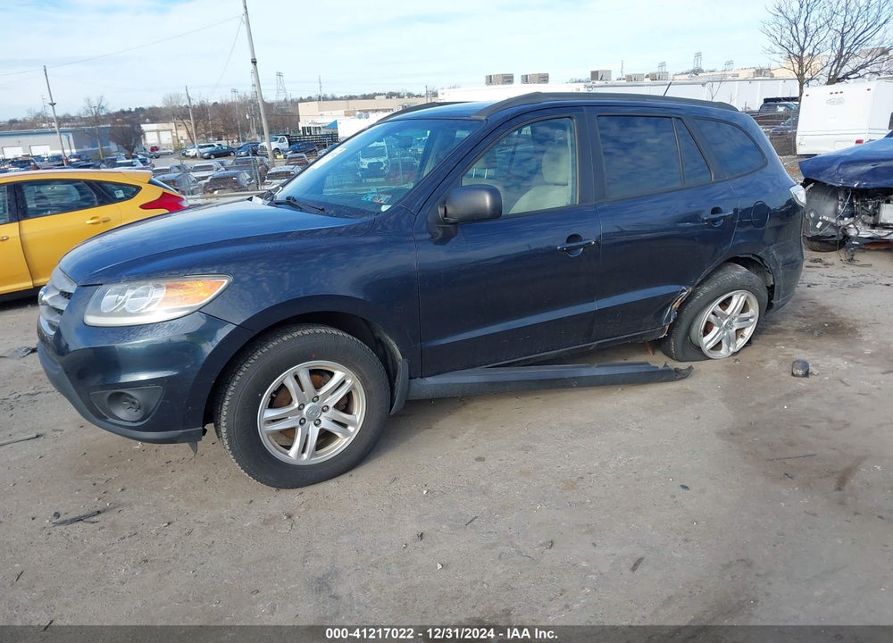 2012 HYUNDAI SANTA FE GLS VIN: 5XYZGDAB1CG156993