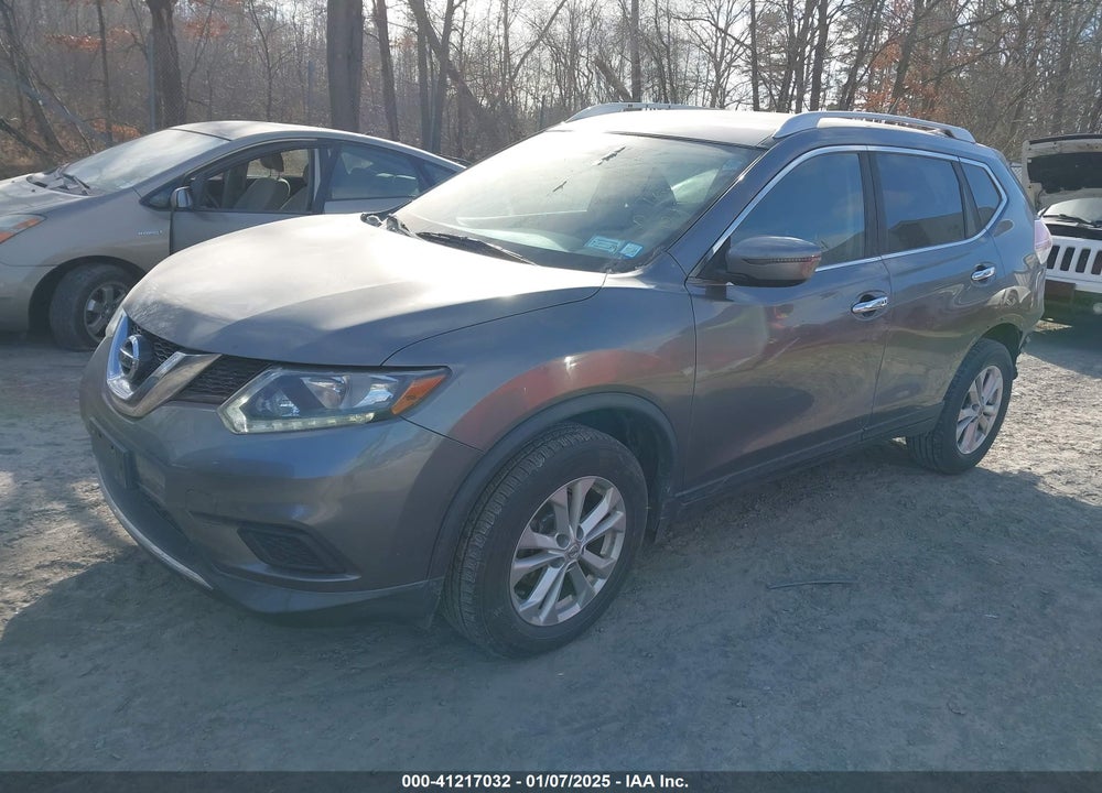 2016 NISSAN ROGUE SV VIN: KNMAT2MV9GP711128
