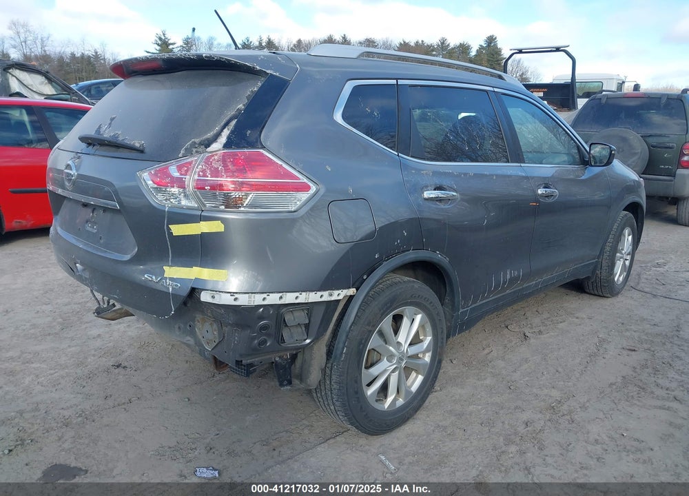 2016 NISSAN ROGUE SV VIN: KNMAT2MV9GP711128