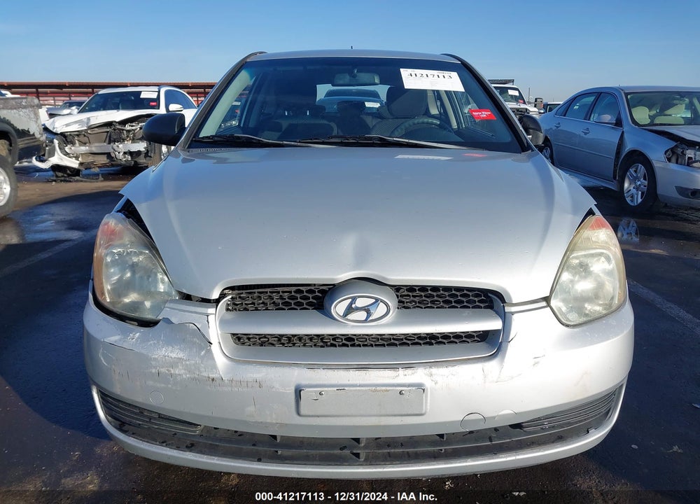 2008 HYUNDAI ACCENT GS VIN: KMHCM36C48U061145