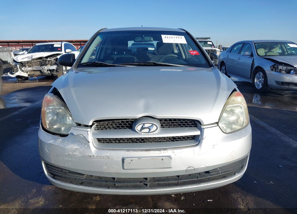 2008 HYUNDAI ACCENT GS VIN: KMHCM36C48U061145