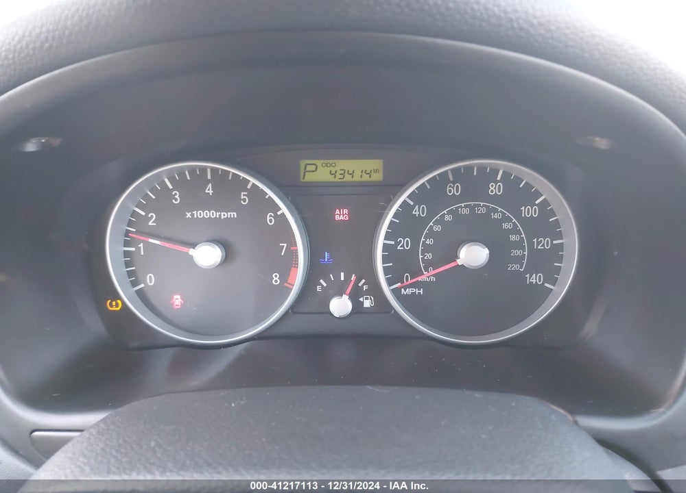 2008 HYUNDAI ACCENT GS VIN: KMHCM36C48U061145