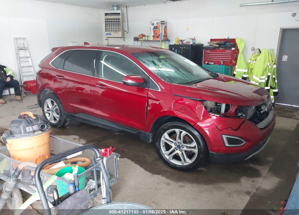 2017 FORD EDGE TITANIUM VIN: 2FMPK4K9XHBB91802