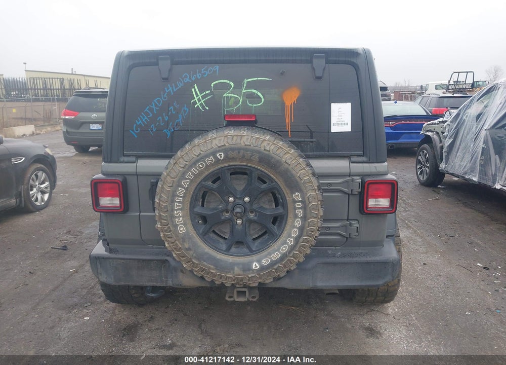 2020 JEEP WRANGLER UNLIMITED WILLYS 4X4 VIN: 1C4HJXDG4LW266509