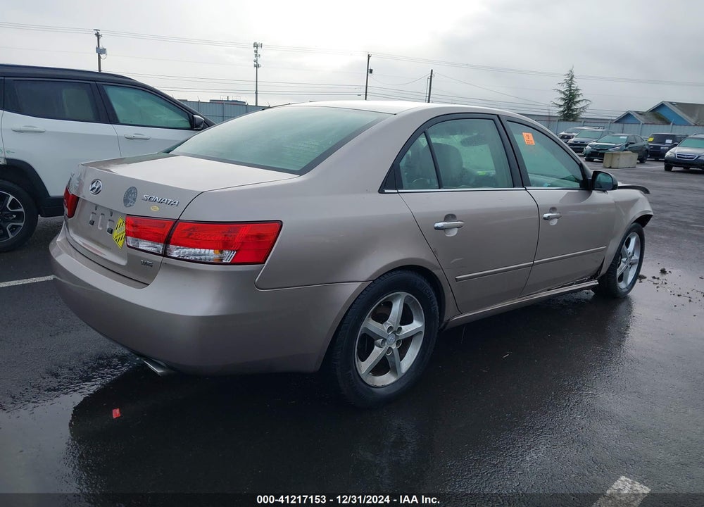 2006 HYUNDAI SONATA VIN: 5NPEU46F36H048780