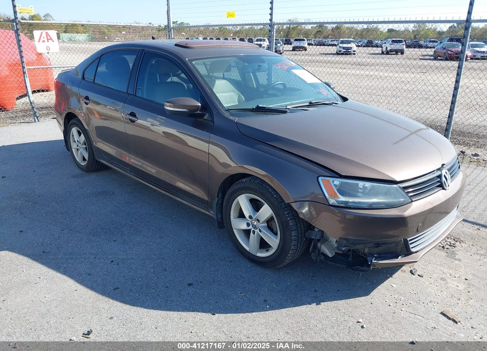 2011 VOLKSWAGEN JETTA 2.0L TDI VIN: 3VWLL7AJ2BM119038