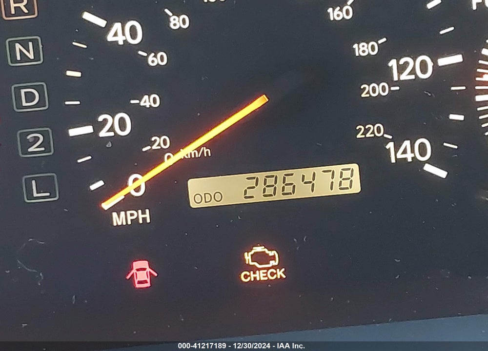 2001 LEXUS ES 300 VIN: JT8BF28GX10318986