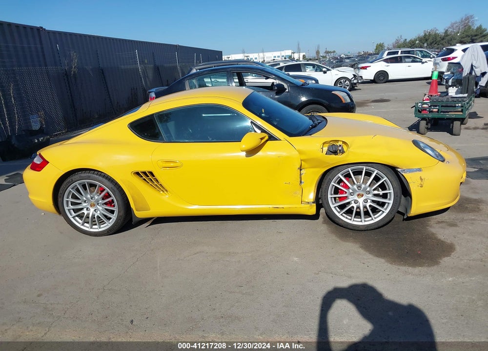 2008 PORSCHE CAYMAN S VIN: WP0AB29888U780420