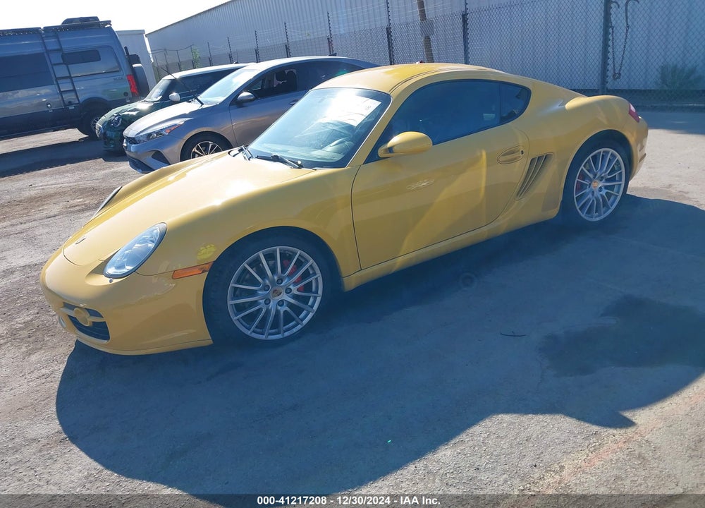 2008 PORSCHE CAYMAN S VIN: WP0AB29888U780420