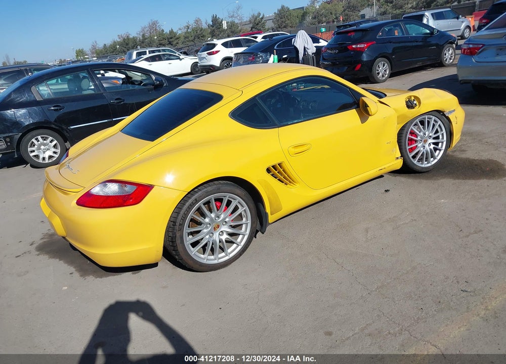 2008 PORSCHE CAYMAN S VIN: WP0AB29888U780420