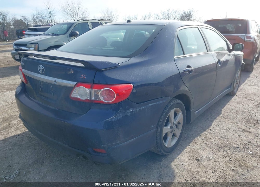 2011 TOYOTA COROLLA S VIN: 2T1BU4EE1BC725415