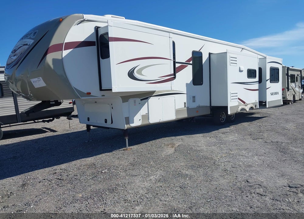 2014 FOREST RIVER SIERRA TRAVEL TRAILER VIN: 4X4FSEN25EJ038640
