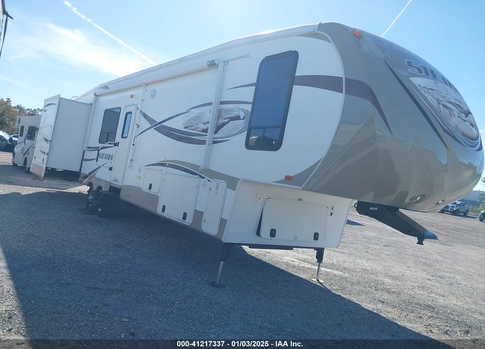 2014 FOREST RIVER SIERRA TRAVEL TRAILER VIN: 4X4FSEN25EJ038640