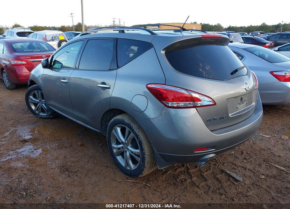 2012 NISSAN MURANO LE VIN: JN8AZ1MUXCW101548