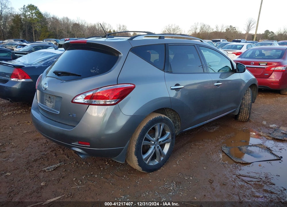 2012 NISSAN MURANO LE VIN: JN8AZ1MUXCW101548