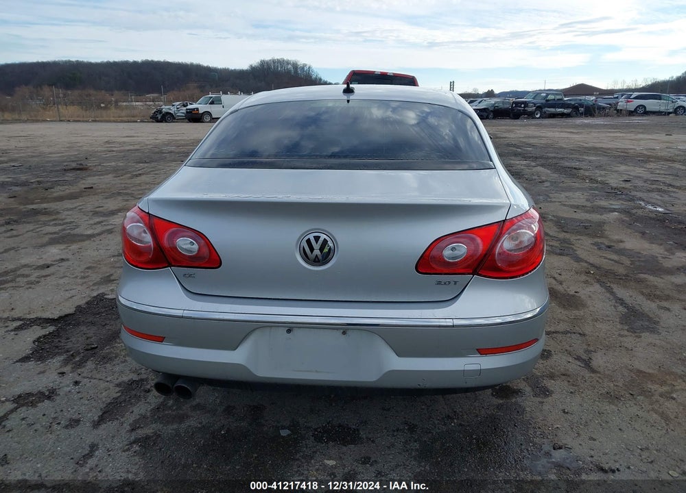 2010 VOLKSWAGEN CC SPORT VIN: WVWMN7AN5AE556931