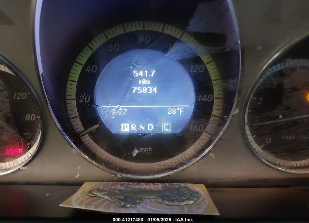 2009 MERCEDES-BENZ C VIN: WDDGF81X49R073734