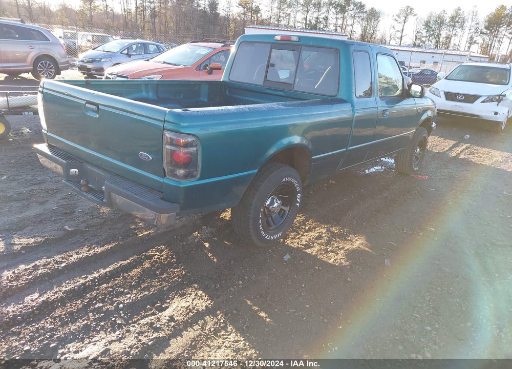 1998 FORD RANGER SPLASH/XL/XLT VIN: 1FTYR14X4WPA18507