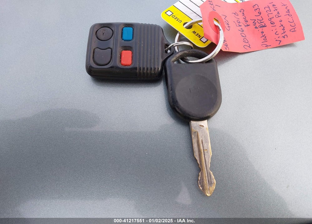 2006 FORD FOCUS VIN: 1FAFP34NX6W109722