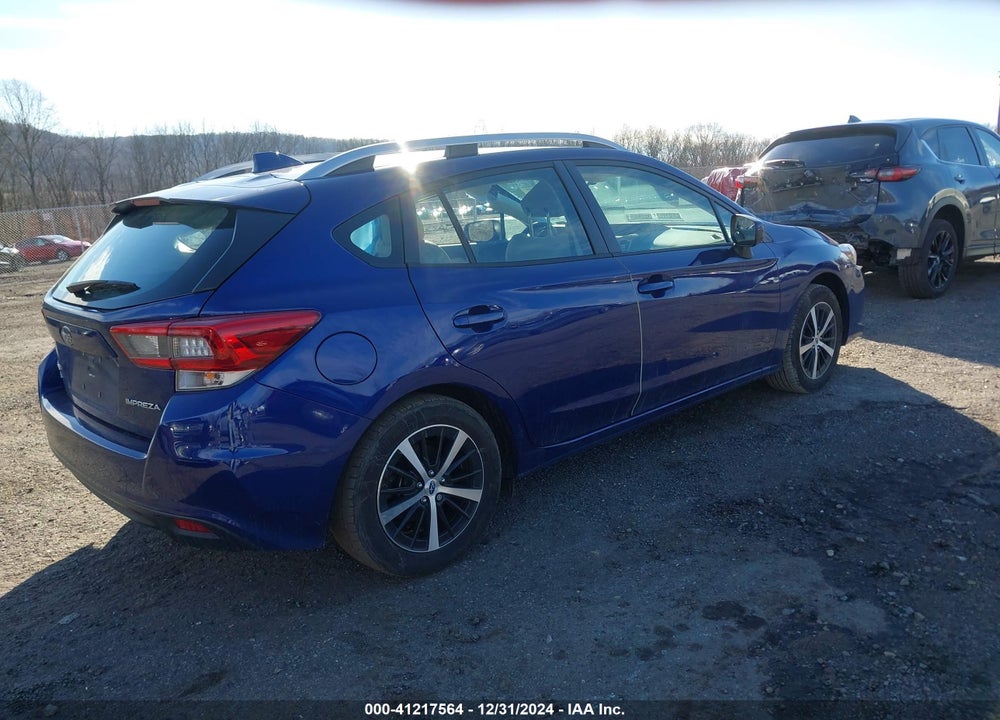 2022 SUBARU IMPREZA VIN: 4S3GTAV66N3726718
