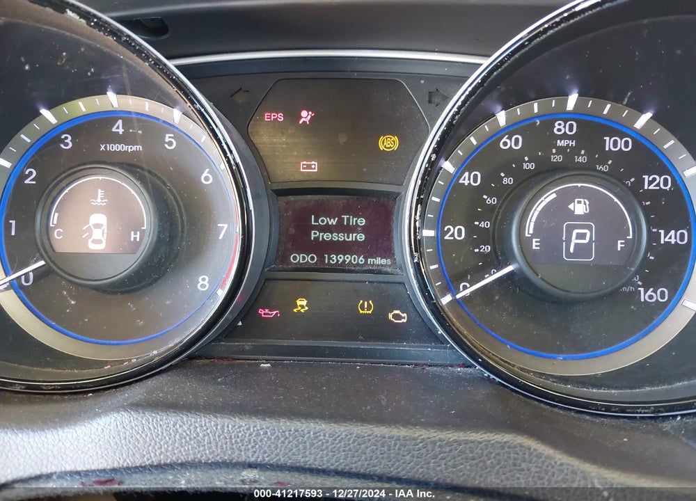 2013 HYUNDAI SONATA GLS VIN: 5NPEB4ACXDH762230
