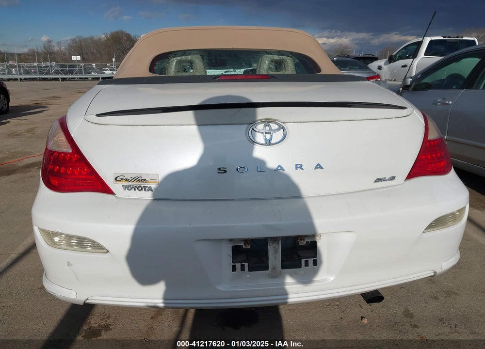 2008 TOYOTA CAMRY SOLARA SLE VIN: 4T1FA38P88U150092