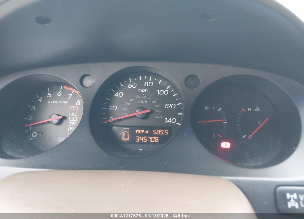 2001 ACURA MDX VIN: 2HNYD18611H501668