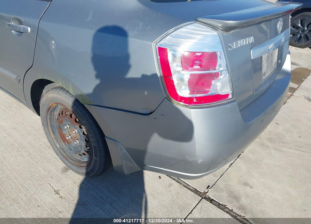 2012 NISSAN SENTRA 2.0 S VIN: 3N1AB6AP6CL681451